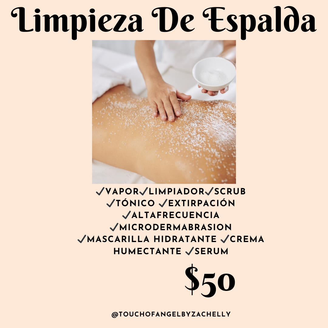 Limpieza de  Espalda