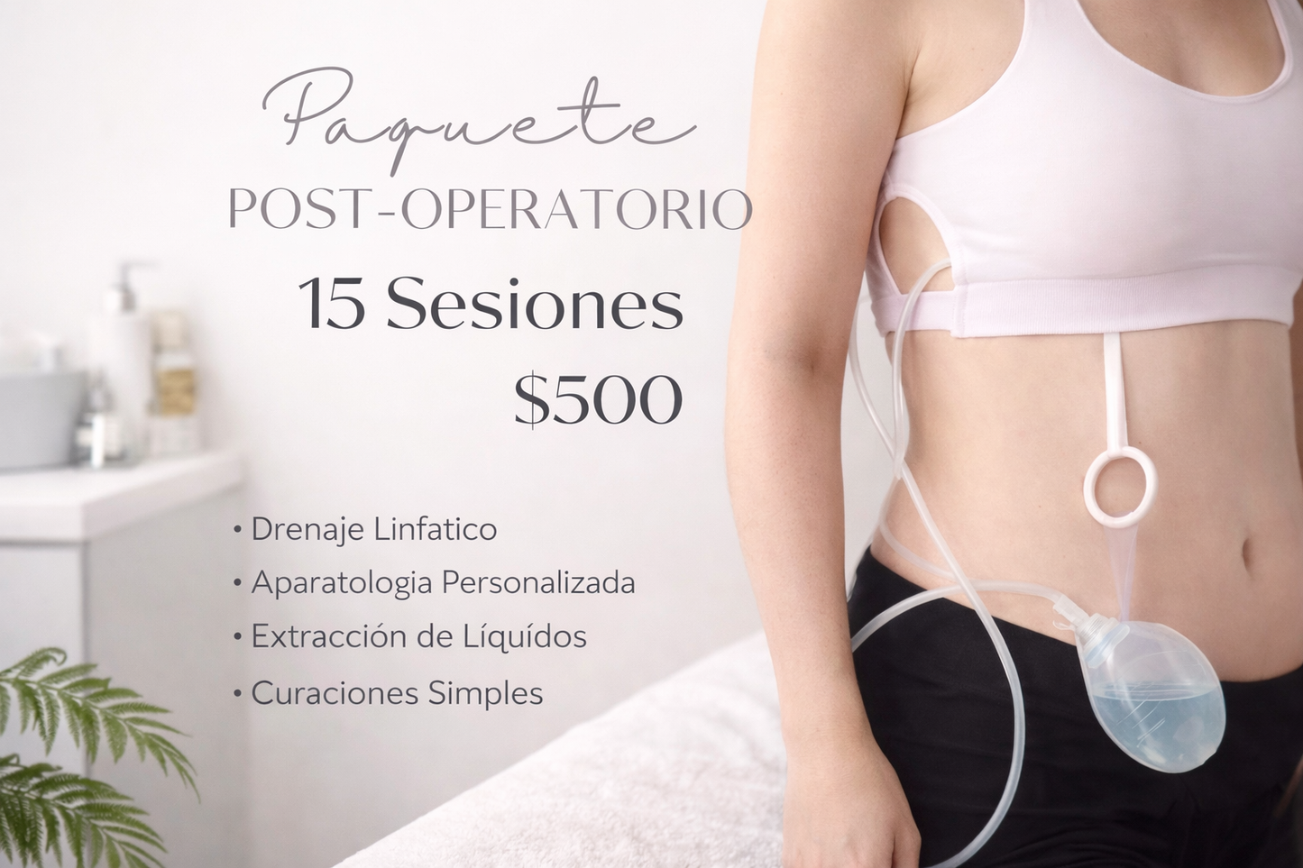 Paquete Post-Operatorio – 15 Sesiones